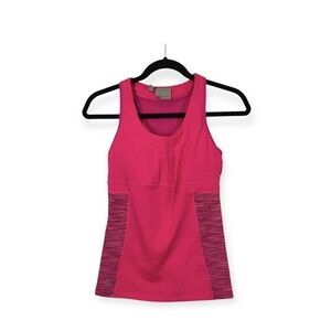 Athleta Pink Space Dye PR Tank 2 Women's Size Small Athletic Racerback Tank Top